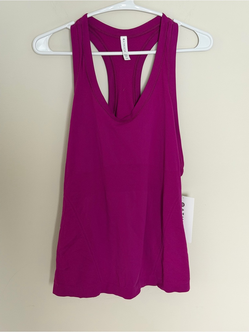 NWT Athleta Momentum Tank Top Magenta Purple Training Running Women’s Size 1X